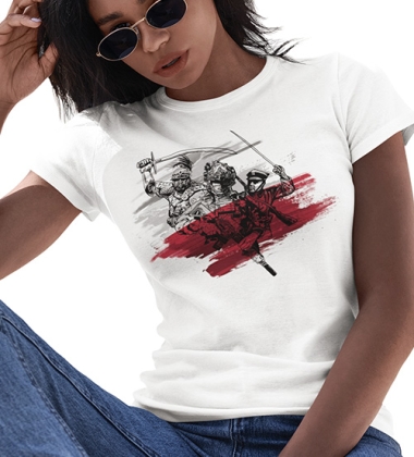 KOSZULKA DAMSKA PATRIOTYCZNI POKOLENIA